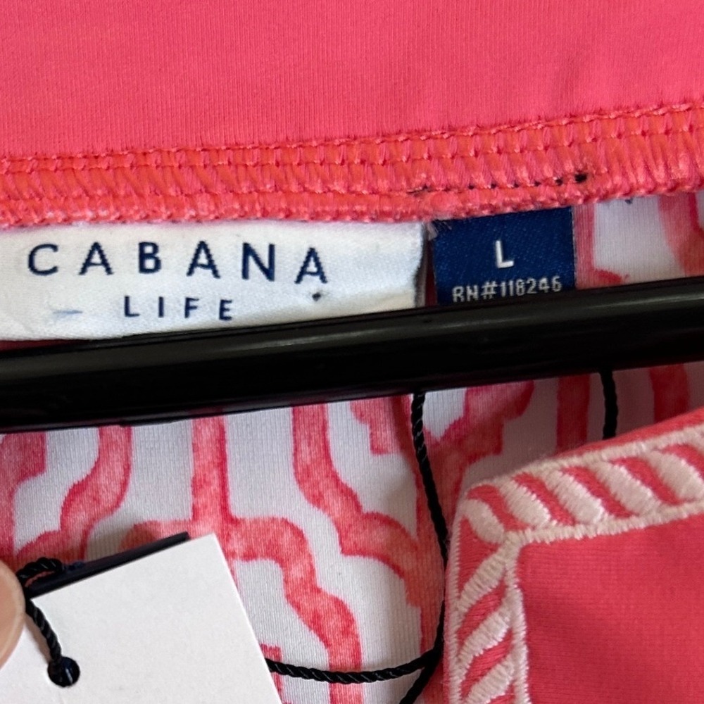 Cabana Life Women's Napa Embroidered Tunic Dress Large NWT UPF 50 Resortwear - Picture 5 of 15